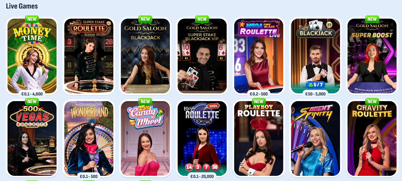 nomini casino table games